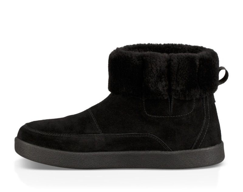 Sanuk New Bootah Suede Women's Boots Black | Canada 124LIS